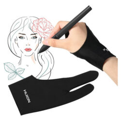 Huion Gl200 Dois Dedos Tamanho Livre Luva Desenho Artista Ta