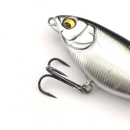 Topwater Iscas De Pesca Superior Água Baixo Isca Argent - Imagem 3