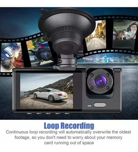 Wifi Automotivo Câmera Frontal Interna Ré Grava Imagem E Som - Imagem 6
