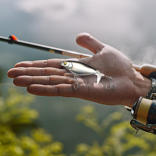 Topwater Iscas De Pesca Superior Água Baixo Isca Argent - Imagem 6