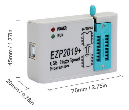 Ezp2019 Alta Velocidade Usb Spi Programador Suporte 32m Flas - Imagem 10