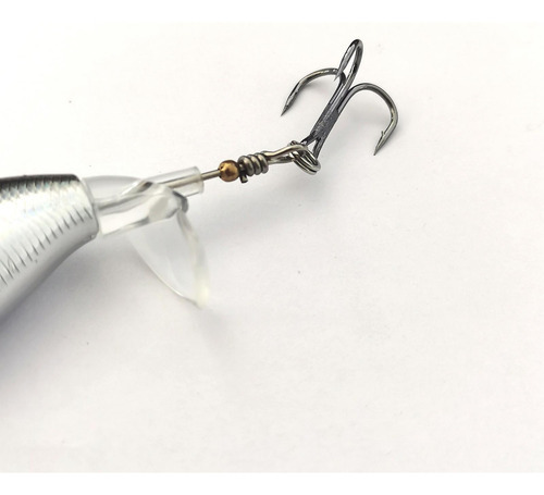 Topwater Iscas De Pesca Superior Água Baixo Isca Argent - Imagem 9