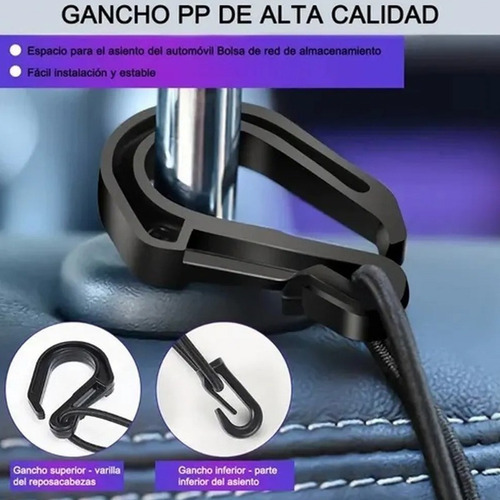 I Rede Organizador Preto Porta Treco Entre O Banco Do Carro - Imagem 9