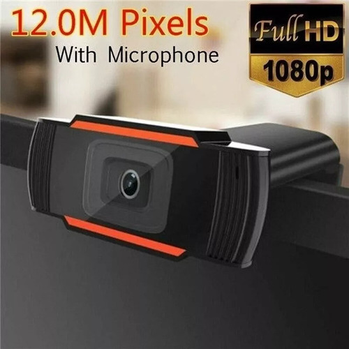 Webcam Para Pc Hd 1080p 60fps Mini Usb 2.0 Webcam Com Microf - Imagem 2