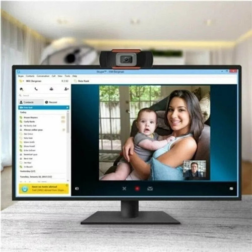 Webcam Para Pc Hd 1080p 60fps Mini Usb 2.0 Webcam Com Microf - Imagem 6