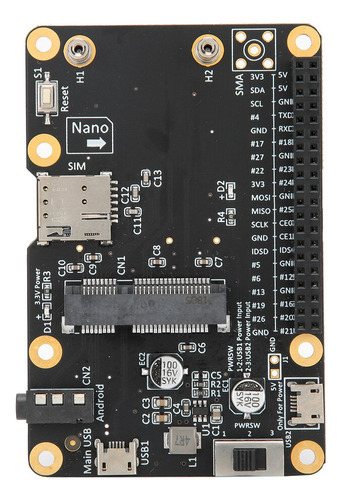 Chapéu Base 3g/4g Lte Para Computador De Módulo Raspberry Pi - Imagem 3