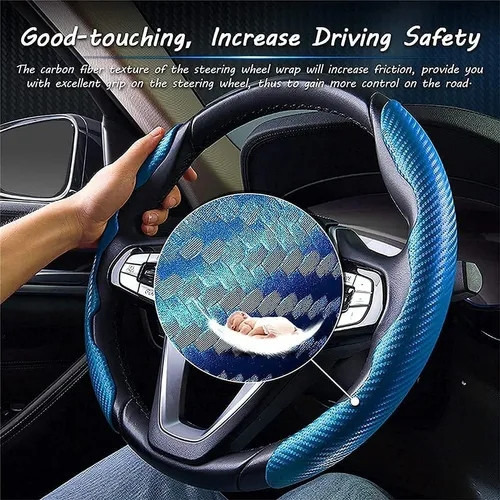 Um Par De Capas De Volante De Carro, Acessórios Automotivos - Imagem 7