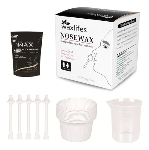 Remoção De Pêlos No Nariz Aplicadores De Cera No Nariz Kit