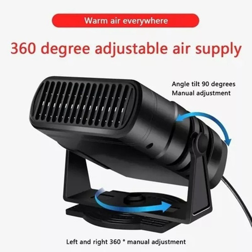 Mini Aquecedor De Ar Condicionado Automotivo Portátil 12v - Imagem 4