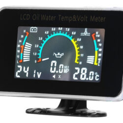 C Instrumento Automotivo Medidor Digital Para Carro 3 Em 1