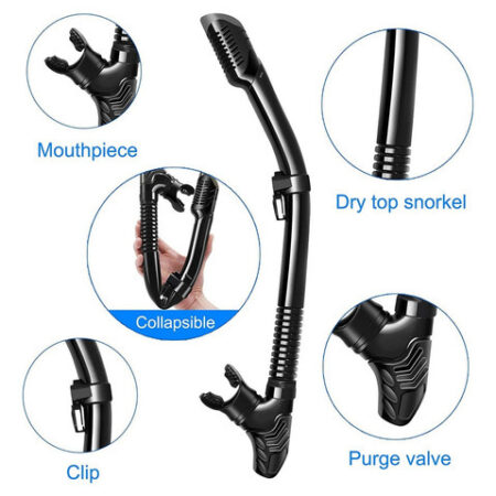 Máscara De Snorkel Macia Máscara De Snorkel Dry Mole Mais - Imagem 3