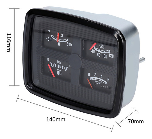 Generic Instrumento Automotivo Multifuncional 4 Em 1: - Imagem 3