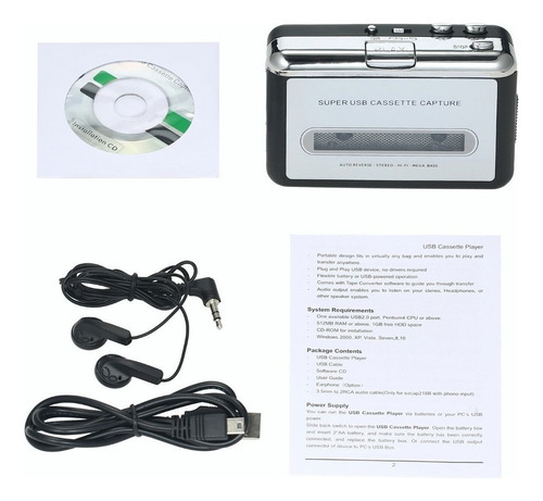 Conversor De Cassete Usb Para Mp3 Ezcap - Imagem 8