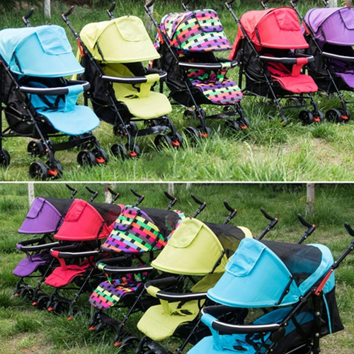 (bk1) Lata De Proteção Solar Carrinho De Passeio Sun Shade C - Imagem 5