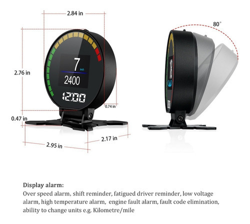 Marcador De Temperatura Automotivo + Voltímetro + Cronômetro - Imagem 5