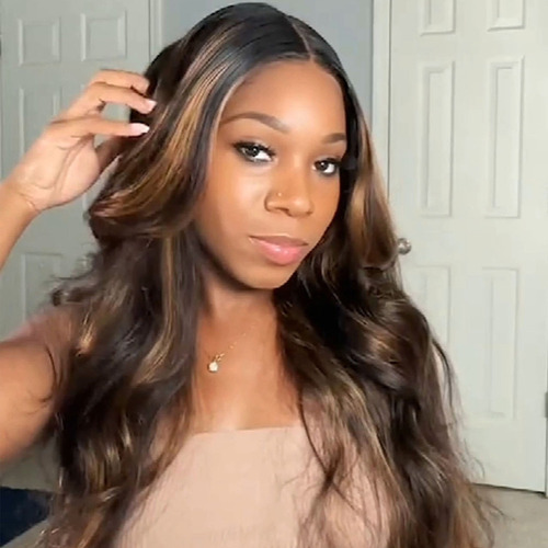V Glueless #613 Peruca Loira Body Wave Beginner Friend - Imagem 25
