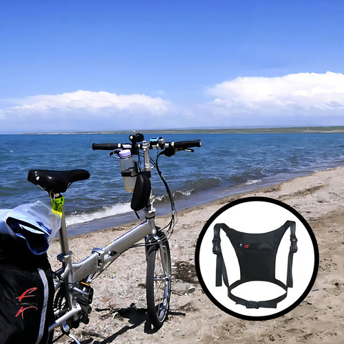 Colete Mochila Ciclismo Led Sinalização Bicicleta Seta Cor - Imagem 4