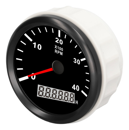 Tacômetro Automotivo 85mm 04000 Rpm Motor 0.099999.9h Hou - Imagem 3