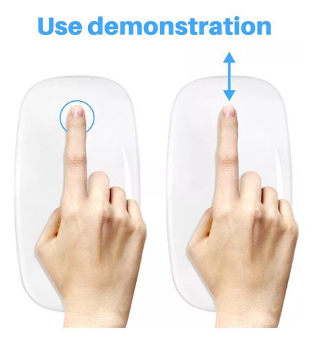 Mouse Sem Fio Silencioso Magic Mouse Para Competição - Imagem 2