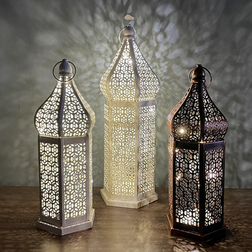 Lanternas Internas Decorativas Para Pendurar Na Cobre Grande - Imagem 8