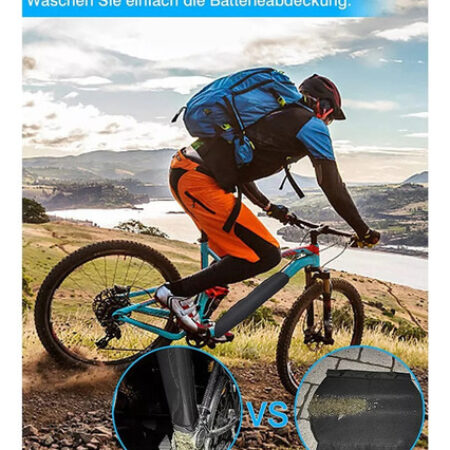 Capa De Proteção De Bateria De Bicicleta Elétrica, Proteção - Imagem 6