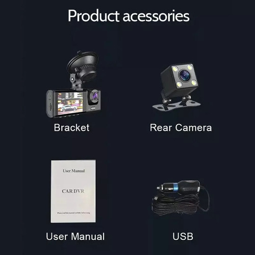 Wifi Automotivo Câmera Frontal Interna Ré Grava Imagem E Som - Imagem 10