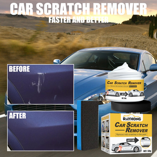 Removedor De Arranhões Automotivo Pasta De Reparo De Arranhõ - Imagem 7