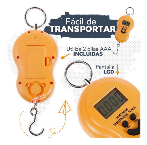 Gancho De Suspensão Portátil Para Balança Digital De 50 Kg - Imagem 3