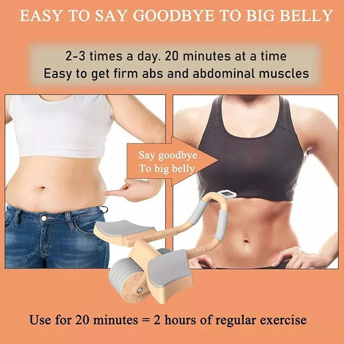 - Rolo Abdominal Com Roda De Rebote Automática E - Imagem 4