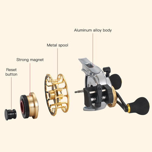 Espalhe Automático Do Fio 10+1 Bb Fly Fishing Reel Alumínio - Imagem 5
