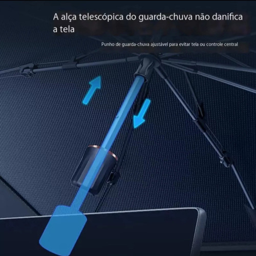 Cys Quebra Sol Parabrisa Protetor Solar Automotivo Proteção - Imagem 8