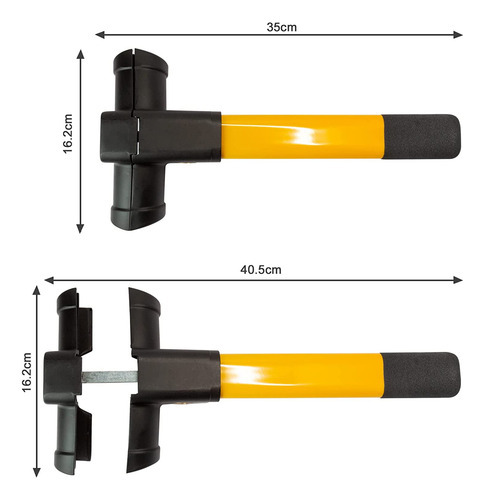 Braçadeira Anti-roubo Para Volantes Automotivos - Imagem 5