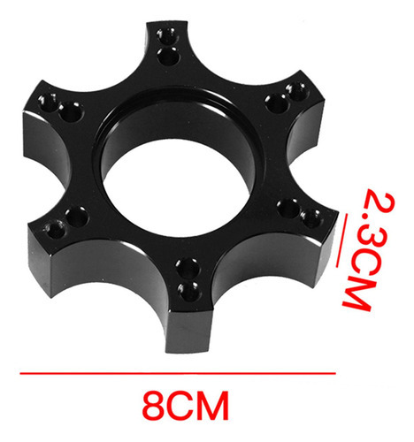 Adaptador De Roda 70mm Acessórios Automotivos Preto - Imagem 2