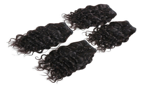 Onda De Água De 20cm Cabelo Humano 4pieces 200g - Imagem 7