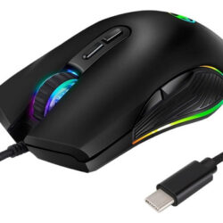 Mouse Usb C Tipo C, Mouse Ergonômico Com Fio, Mouse Para Jog