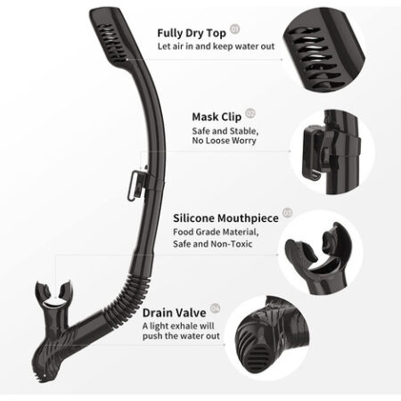 Conjunto De Snorkel Para Adultos Homens Mulheres Adolescente - Imagem 2