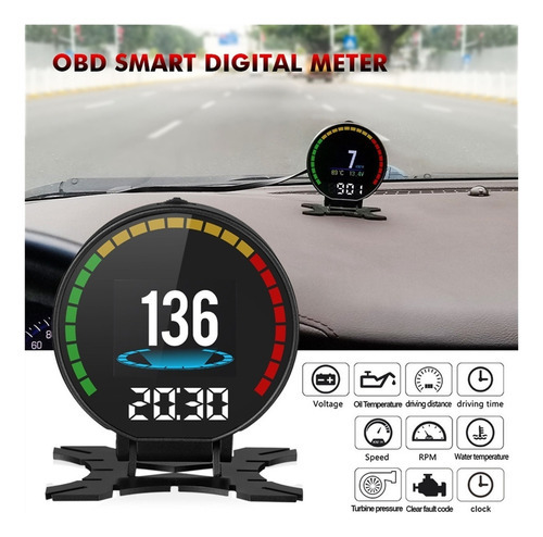 Marcador De Temperatura Automotivo + Voltímetro + Cronômetro - Imagem 2