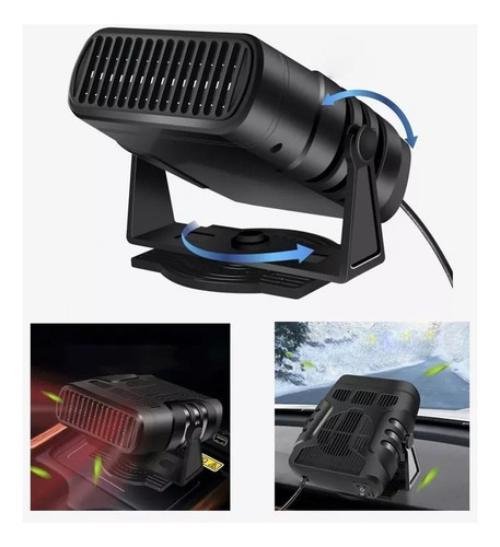 Mini Aquecedor De Ar Condicionado Automotivo Portátil 12v - Imagem 2