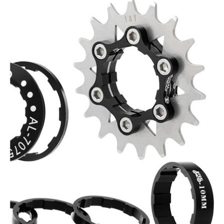 Espaçadores Leves De Cassete De Velocidade Única 18t, Fixie - Imagem 9