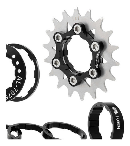 Espaçadores Leves De Cassete De Velocidade Única 18t, Fixie - Imagem 9