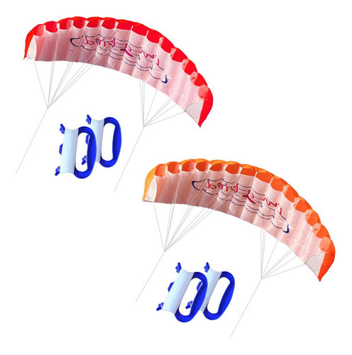 C 2 Peças Dupla Linha Surf Kitesurf Jogo De Pára-quedas De