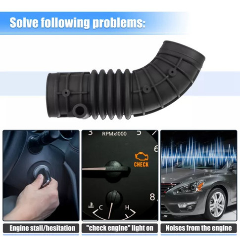 Tubo De Mangueira De Entrada De Ar Do Motor Automotivo Para - Imagem 5