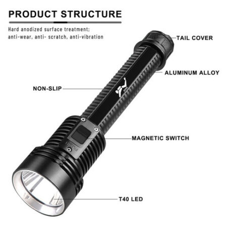 Dsd Lanterna De Mergulho Conduzida Ipx8 Underwater 50m - Imagem 7