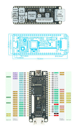 Placa De Desenvolvimento Growin Gw1nr-9 Ti Tang Nano Foga - Imagem 5