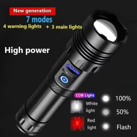 Lanterna De Banco De Energia Led Poderosa Xhp70 De Alto Bril - Imagem 7