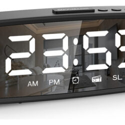 Despertador Para Rádio-relógios Levels Dimmer, Snooze, Fm Al