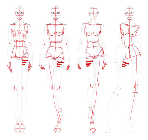 3x Desenho Conjunto De Régua Modelo De Desenho De Para