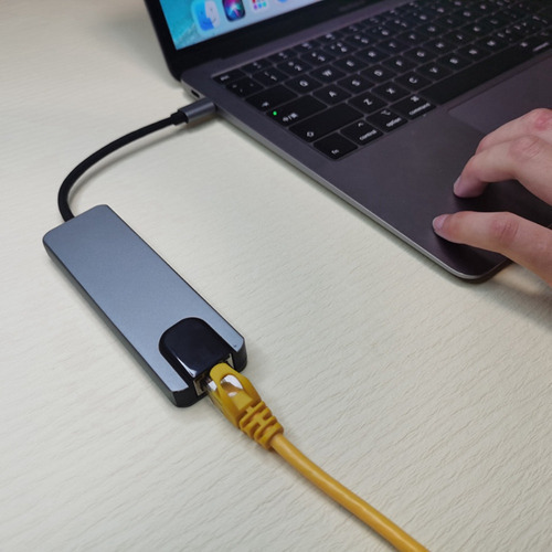 A Adaptador De Hub Tipo C 5 Em 1 Hdmi E Porta Usb Para Mac - Imagem 5