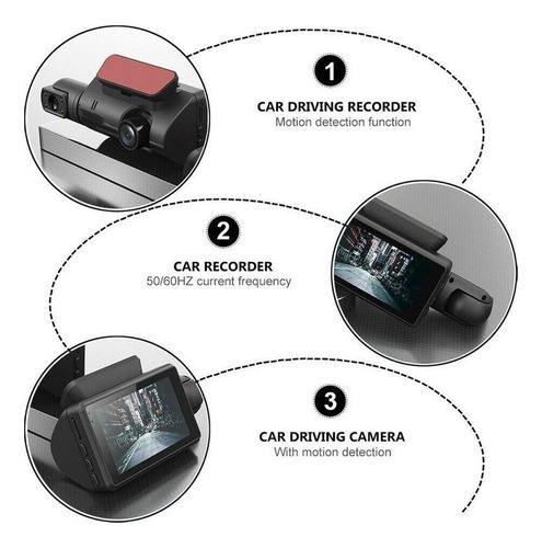 Of Câmera Dvr Para Veículos Automotivos Com Lente Dupla - Imagem 10