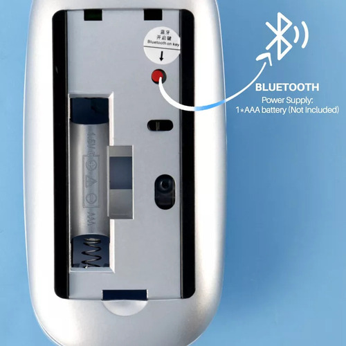 Mouse Sem Fio Silencioso Magic Mouse Para Competição - Imagem 4